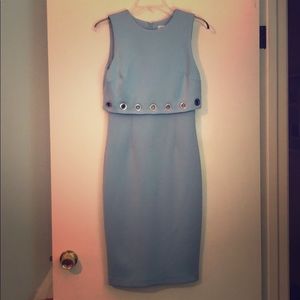 Slightly used Calvin Klein baby blue dress